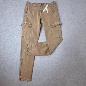 J Brand Houlihan Mid Rise Skinny Cargo Pants Japanese Luxe Twill Zipper Ankle 29